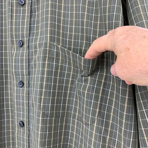 Men’s Taylor & Henry plaid shirt button up casual size XXL 1895 - Picture 3 of 8